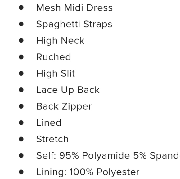 NWT Anna Mesh Midi Dress - Blue - Picture 6 of 6